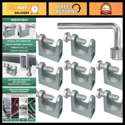 8pcs beam clamp set jaw - 8pcs,